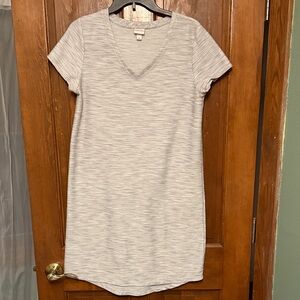 Merona Light Gray Knit V-Neck dress